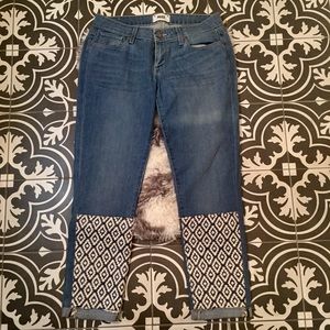 Paige Jeans❤️Jimmy Jimmy Crop sz26❤️weave detail